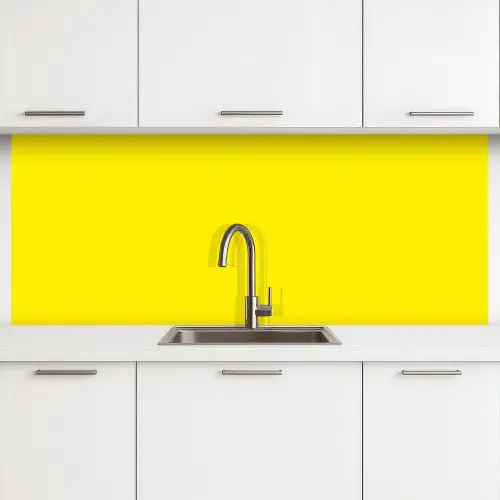 Geel - Citroen - Neon - Kleuren keuken achterwand 2 middel 871 -3d