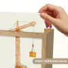 Kraan - Oranje - Scheepscontainer Light Box met kabel (Kinderlampje) klein -USP_websiteprintNL