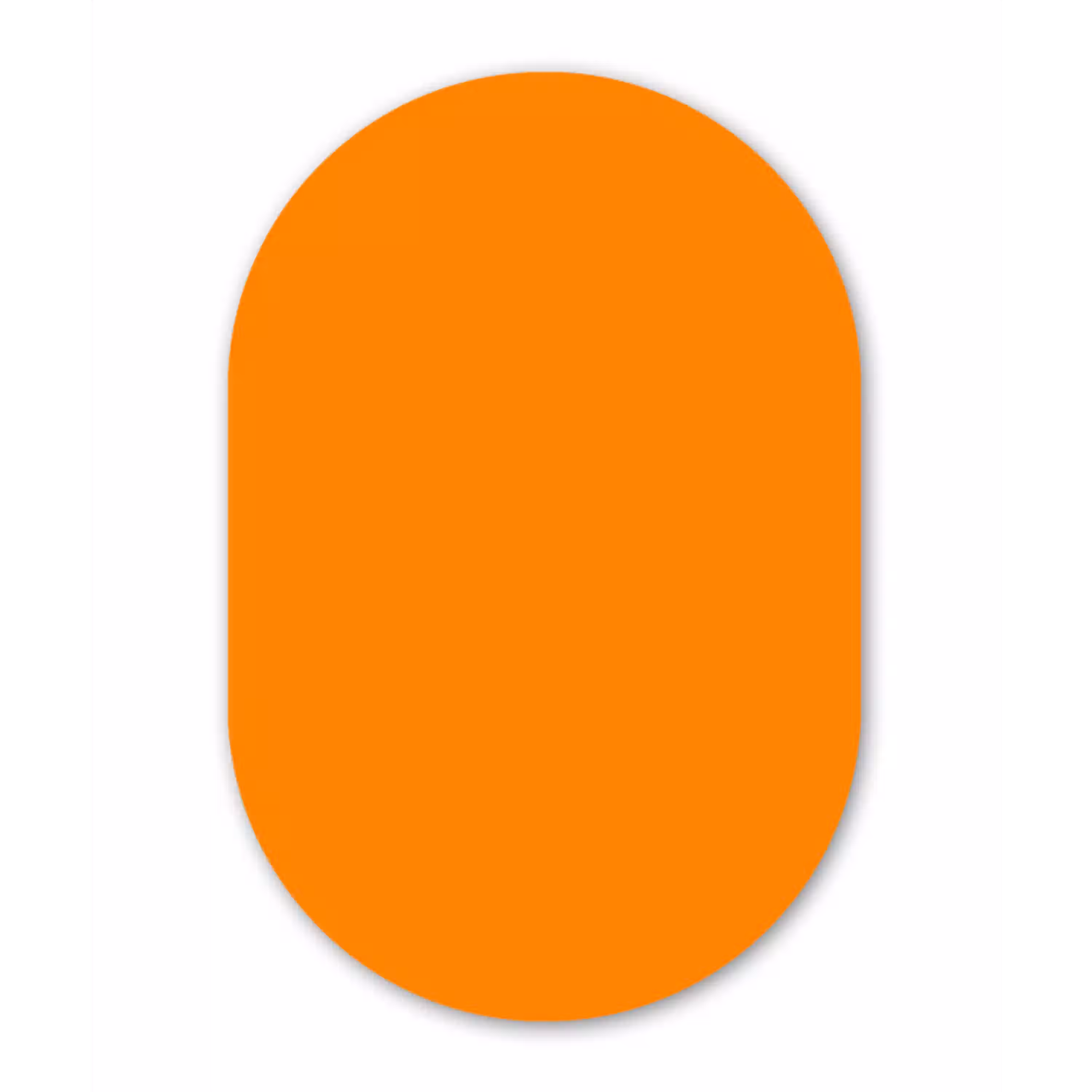 Marigold - Glow - Oranje Wandcirkel Ovaal Aluminium middel 839 -3d