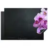 Orchidee - Bloemen - Roze - Flora Inductie beschermer vinyl 3mm klein -3d