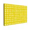 Stippen - Modern - Geel Tuinposter op houten frame 2 cm dik klein 845 -3d