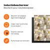 Mozaïek - Marmer - Goud Inductie beschermer vinyl 3mm klein 276 -zzzzzzz-td-ups