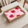 Lollies - Hartjes - Roze Dienblad Rechthoek middel -sfeer1