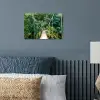 Jungle - Palmboom - Brug - Natuur - Planten poster papier klein -sfeer2