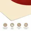 Cirkel - Zeven - Lucky - Rood poster papier klein -closeup_NL