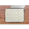 Barok - Patroon - Beige laptophoes neopreen klein 279 -tafel