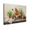 Potten - Kruiden - Hout canvas 2cm klein -z3d