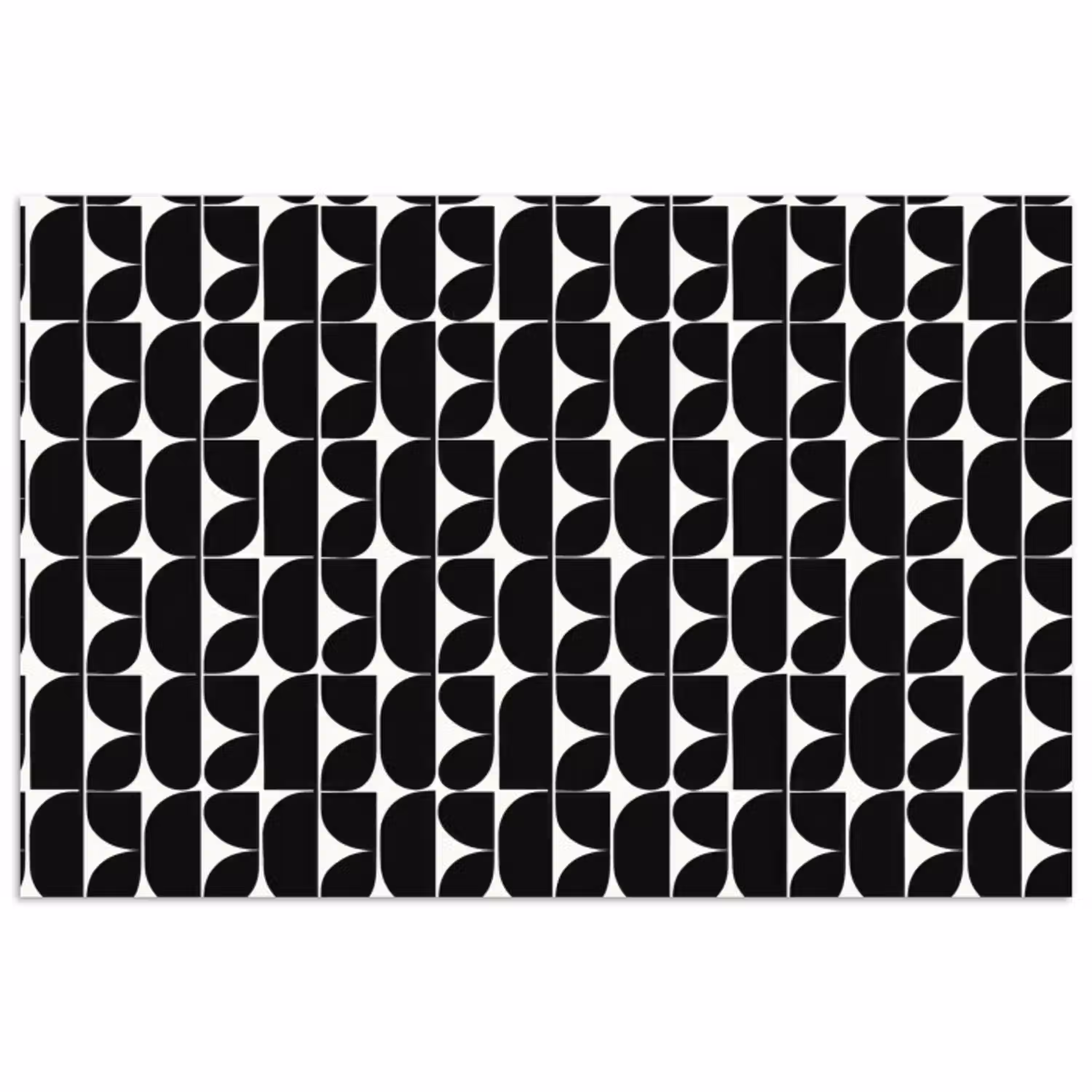 Modern - Geometrisch - Zwart poster papier klein 62 -3d
