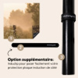 Hek - Natuur - Mist - Veld Inductie beschermer vinyl 3mm middel -zzzzzzz-induclip_FR
