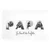 Papa - Lettercollage Badmat klein -3d
