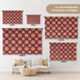 Retro - Madelief - Roze Wandkleed katoen klein 269 -tsfeer8_DE