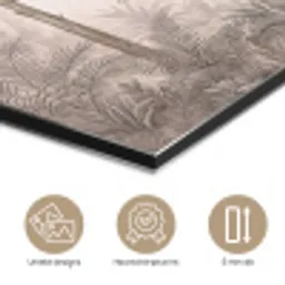 Jungle - Banenboom - Kolibrie - Beige aluminium wit klein -closeup_NL