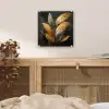 Gouden Bladcompositie – Botanische Luxe plexiglas 5mm klein -sfeer4