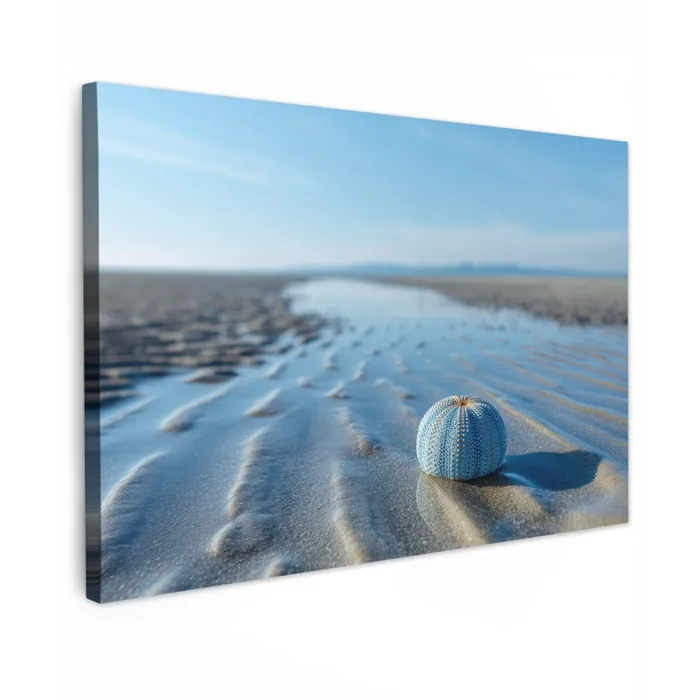 Strand - Schild - Water - Blauw canvas 2cm klein -z3d