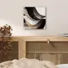 Abstract - Golven - Zwart - Verweerd plexiglas 5mm klein -sfeer4