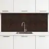Metaal - Roest - Donker - Bruin keuken achterwand 2 middel 871 -3d
