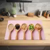 Ingrediënten - Lepels - Hout - Roze Inductie beschermer vinyl 3mm klein -sfeer5