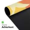 Vogels - Cirkels - Geel Muismat XXL klein -sfeer2