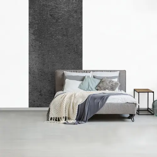 Structuur - Beton - Grijs - Industrieel fotobehang vinyl groot -slaapkamer