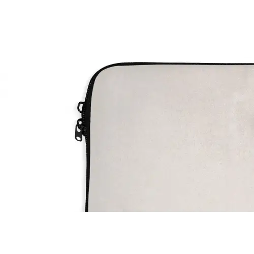 Minimalistisch - Cirkel - Lichtgrijs laptophoes neopreen klein -detail