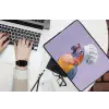 Papegaai - Koksmuts - Paars - Cute laptophoes neopreen klein -bureau