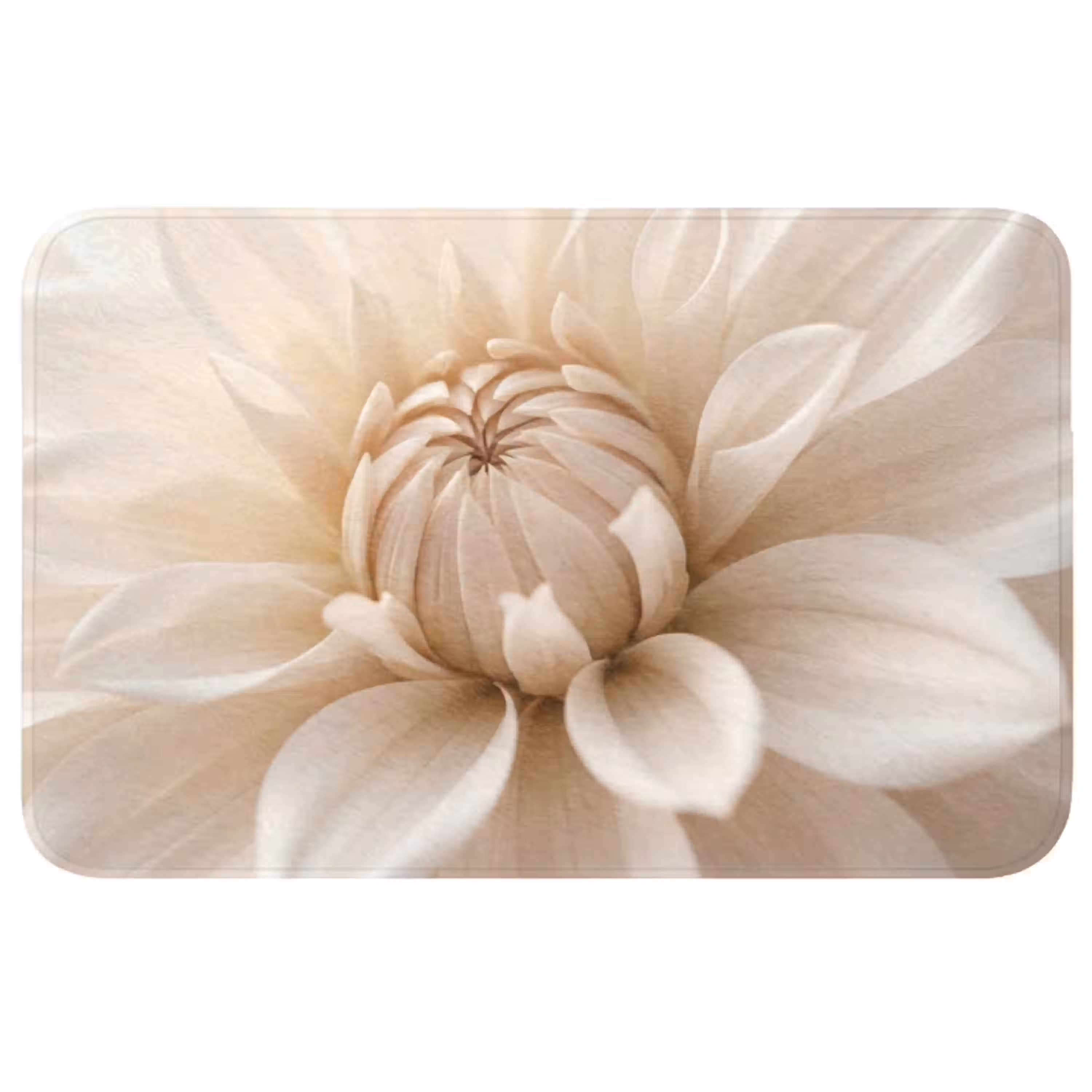 Bloem - Dahlia - Wit WCmat middel -3d