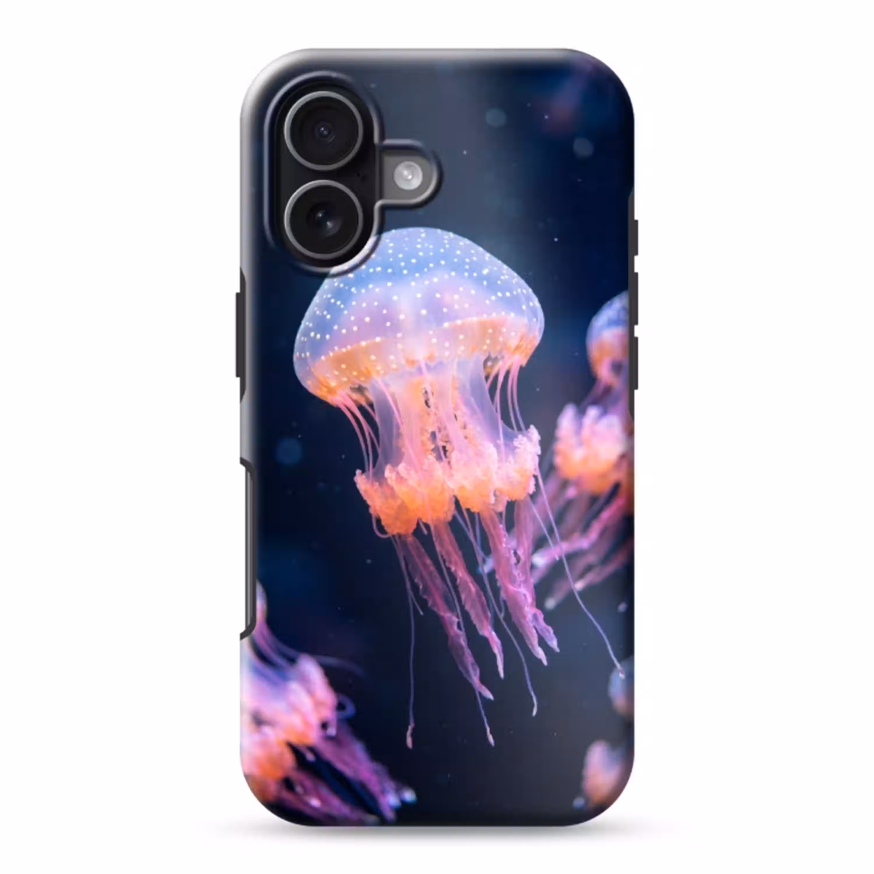 Dier - Onderwater - Natuur - Roze - Mysterieus Toughcase MagSafe Apple iPhone 17 klein -3d