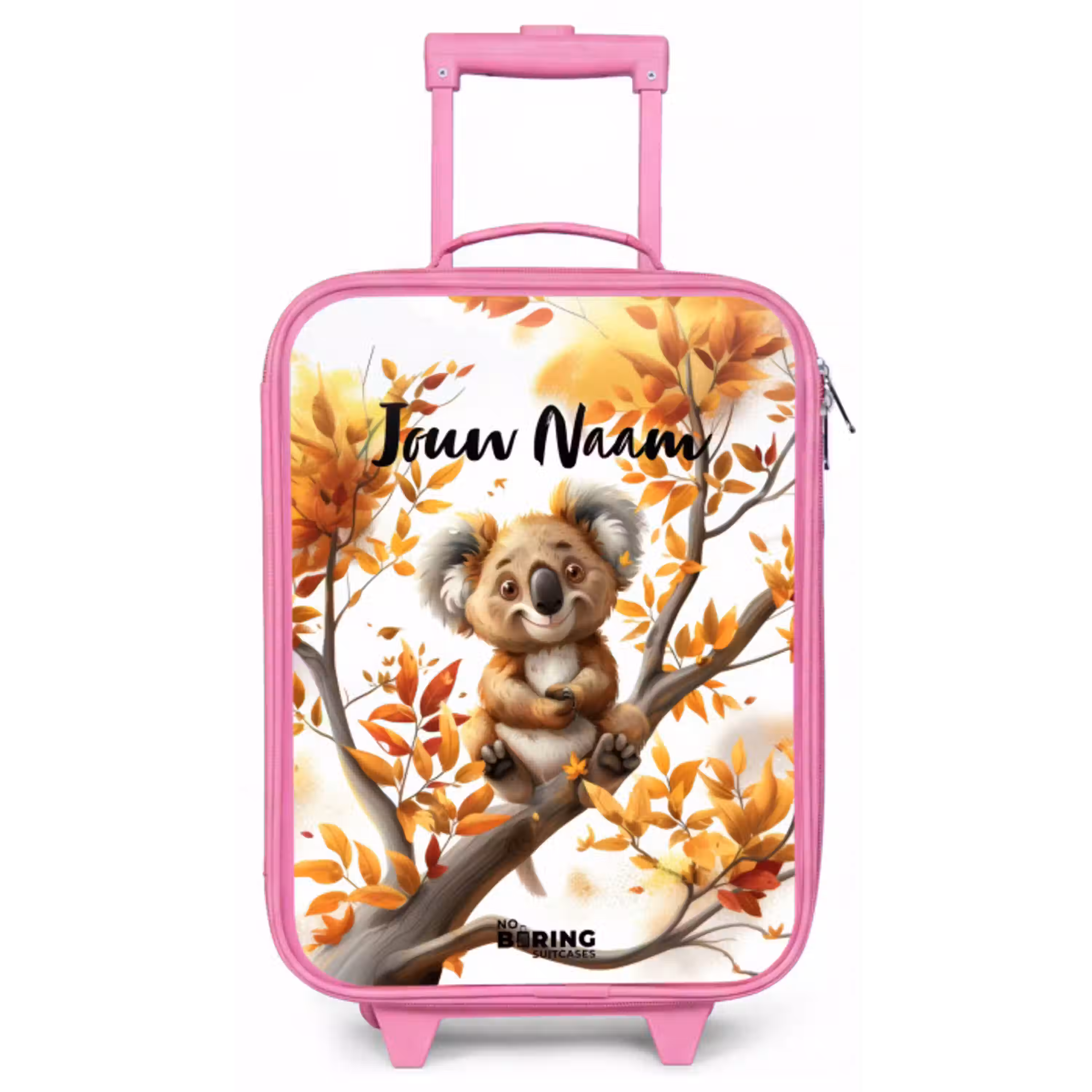 Kenny koala Kinderkoffer - Roze klein -zz3dotto