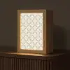 Patroon - Klassiek - Beige Light Box met kabel (Tafellamp) klein 925 -z3d_website