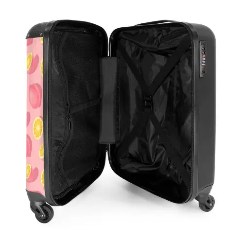 Pink limoncello NBS - Handbagage koffer - Unisex middel -binnenkant