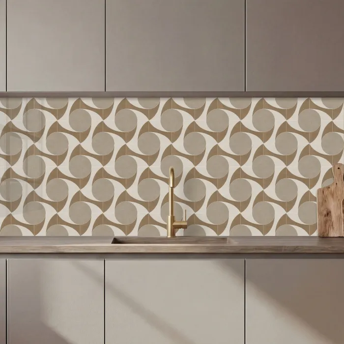 Tijdloos - Evenwicht - Beige - Taupe keuken achterwand 2 middel 871 zz_3dshopping