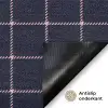 Plaid - Patroon - Blauw - Roze Deurmat klein 898 -antislip_NL
