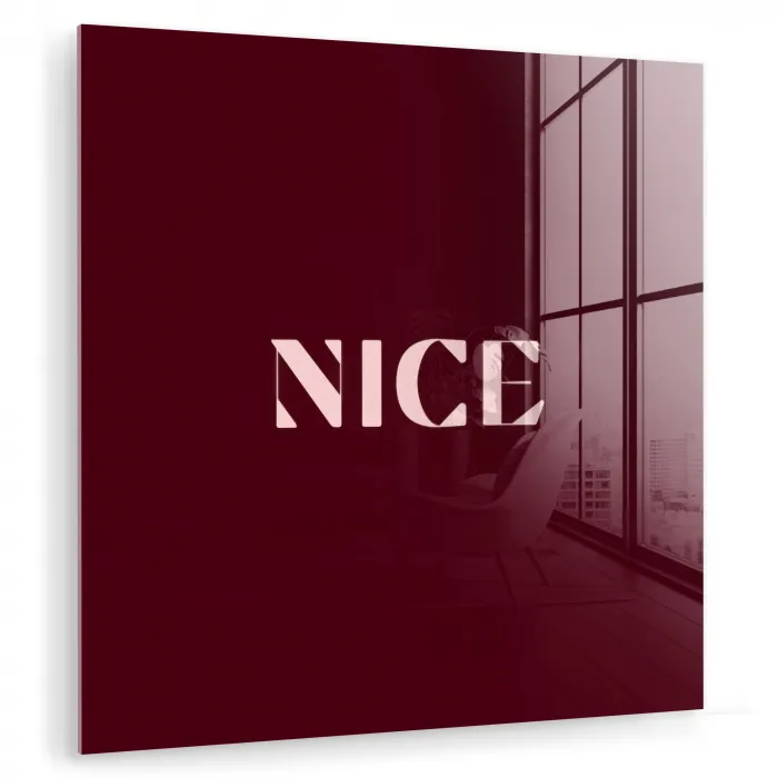 Nice - Bordeaux - Roze plexiglas 5mm klein -zzzproduct_nieuw
