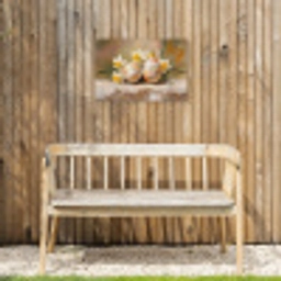 Bloemen - Eieren - Geschilderd Tuinposter op houten frame 2 cm dik klein -sfeer4