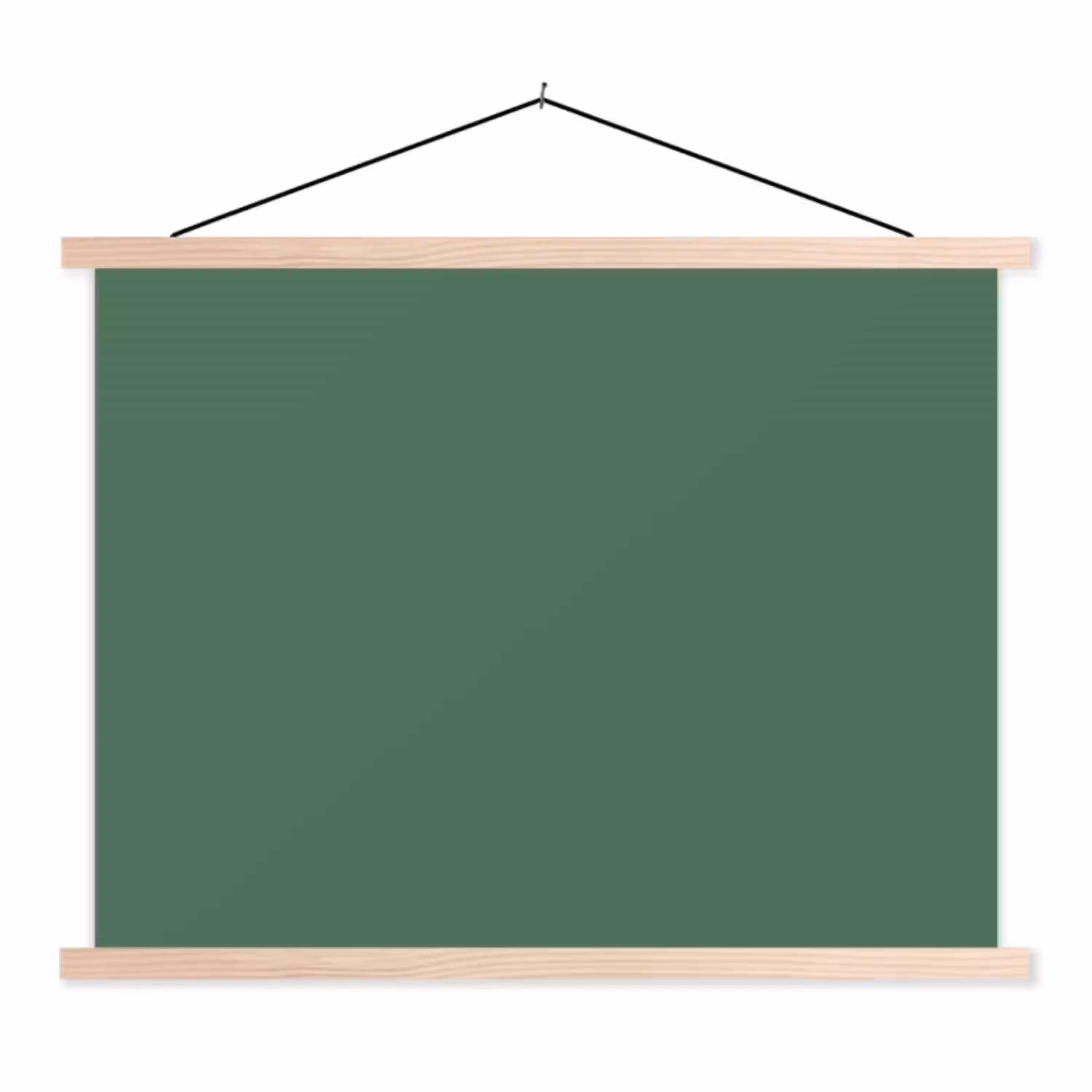 Deep - Sagewood - Groen textielposter latten blank klein 122 -3d