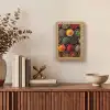 Bakjes - Hout - Kruiden - Kleurrijk Light Box met kabel (Tafellamp) klein -sfeer2