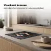 Zoutkristallen Sterrenstelsel Inductie beschermer vinyl 3mm middel -sfeer1