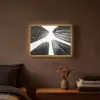 Gebouwen - Lucht - Zwart Light Box met batterij (Wandlamp) middel -sfeer4
