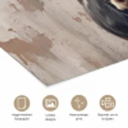 Koe - Portret - Dieren - Modern poster papier klein -closeup_NL