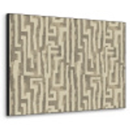Abstract - Geometrisch - Groen Textielframe zwart klein 947 -3d