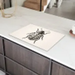 Kever - Insect - Vintage Inductie beschermer vinyl 3mm klein -sfeer8