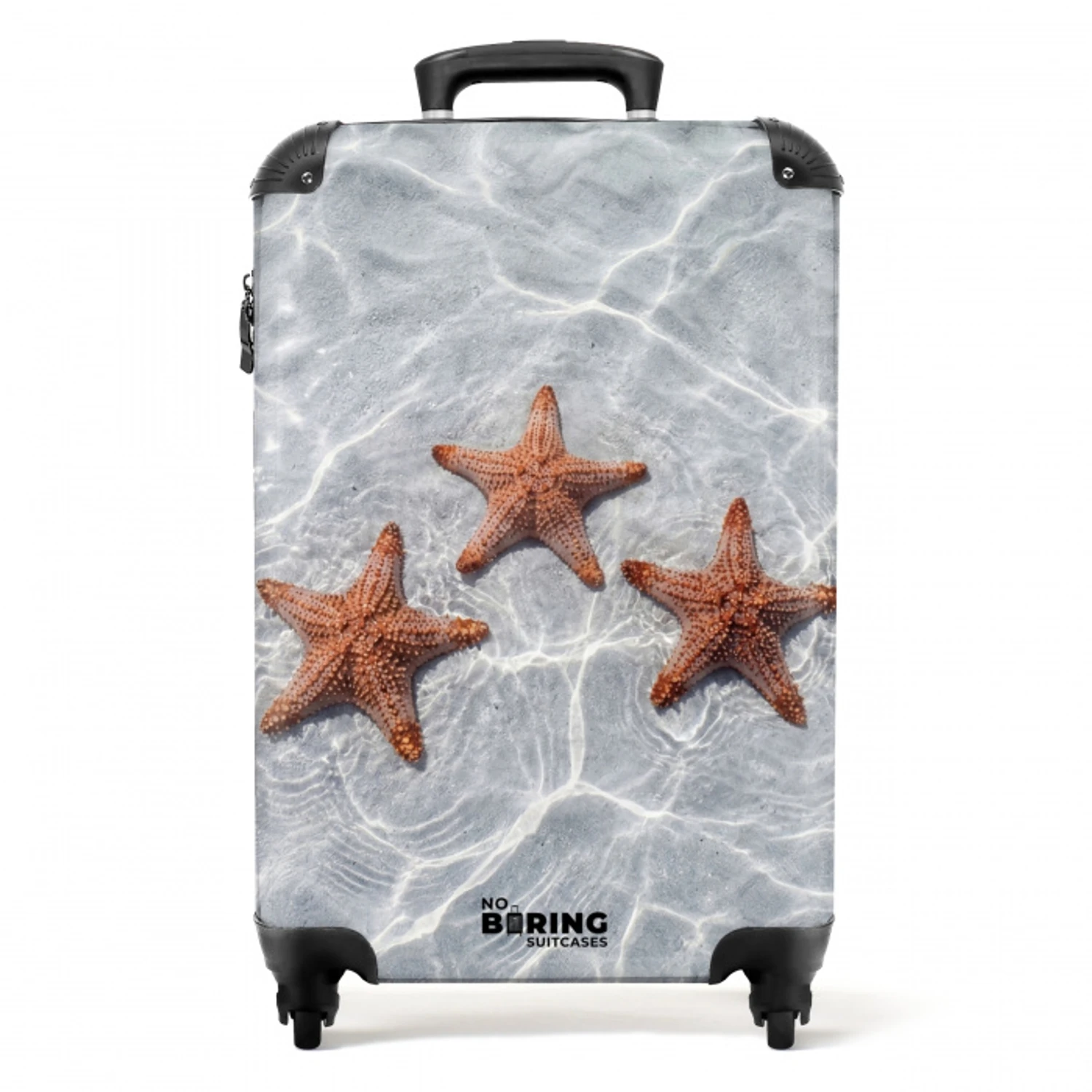 Zeesterren - Water - Helder NBS - Handbagage koffer - Volwassenen Unisex middel -productfoto_recht
