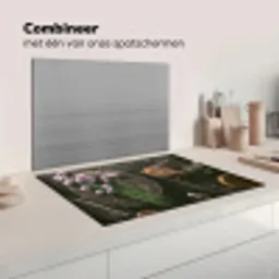 Bieslook Bloesem en Antieke Keukenwaren Inductie beschermer vinyl 3mm klein -wsfeer7_website