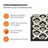 Abstract - Patroon - Zwart Inductie beschermer vinyl 3mm klein 276 -zzzzzzz-td-ups