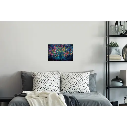 Kleurrijk - Boom - Magisch - Abstract Muursticker klein -slaapkamer