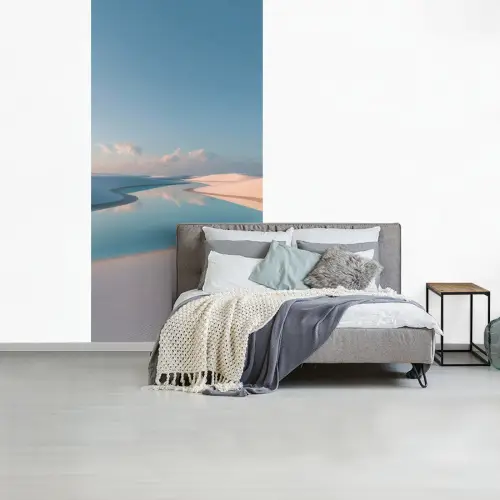 Duinen - Waterplas - Oneindige rust fotobehang vinyl groot -slaapkamer