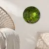 Jungle - Groen - Natuur - Tropisch - Planten Wandcirkel kunststof plaat 5mm dik klein -sfeer5