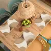 Retro - Geometrische lagen - Aardetinten Placemat vinyl groot -zzsfeer5_Kitchenyeah-website