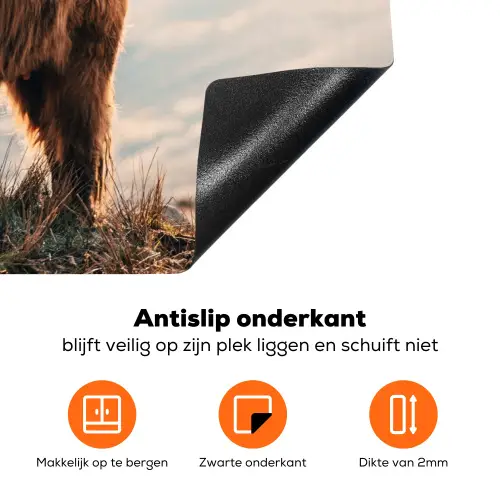Hooglandse Sereniteit Inductie beschermer vinyl 3mm klein -zzzzzzz-td-onderkant