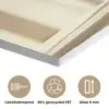 Champagne - Beige - Schaduw - Bubbels PET vilt klein -closeup_NL